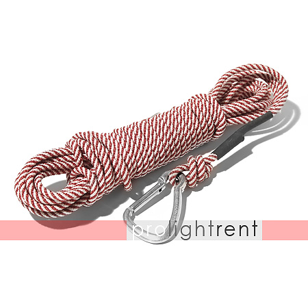 Abspannseil mit Karabiner, 10m