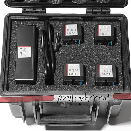 Atomos Akkuset NPF750 (4 Akkus + Ladegerät)